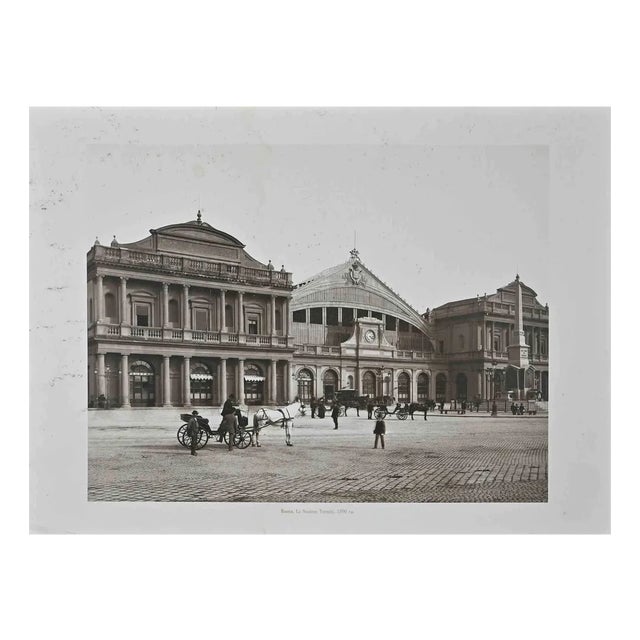 Rome, Termini Station, Vintage Photo, 1890s For Sale