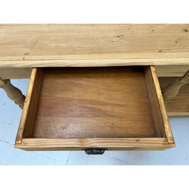 Wood Drapers Tables with Drawers, 2010s, Set of 2 For Sale - Image 7 of 18