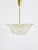 Large Vintage Curved Basket Pendant Light in Brass and Textured Glass by J. T. Kalmar for Kalmar, Vienna, 1950 For Sale - Image 11 of 18