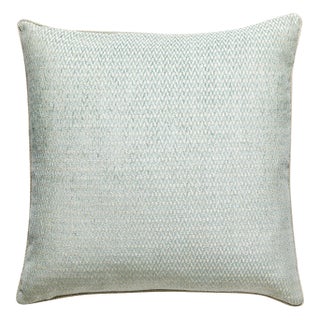 The House of Scalamandré Cortona Chenille Pillow, Mineral For Sale