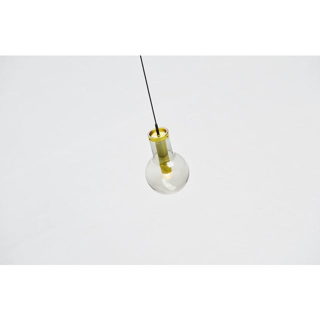 Metal Maxi Globe L Pendant Lamp from Raak, the Netherlands, 1965 For Sale - Image 7 of 9