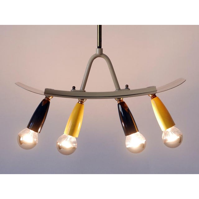 Mid-Century Modern Sputnik Pendant Lamp, Germany, 1950s For Sale - Image 10 of 18