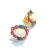 Bochic “Orient” Red Ruby & Blue White Opal Earrings Set 18K Gold & Silver - 2 Pieces For Sale In New York - Image 6 of 8