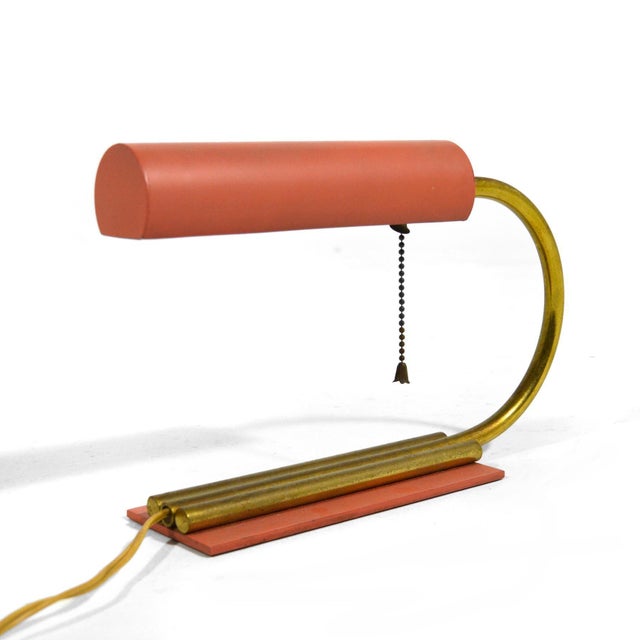 Mid-Century Modern 1900s Mid-Century Modern Gilbert Rohde Style Midcentury Desk Lamp For Sale - Image 3 of 10