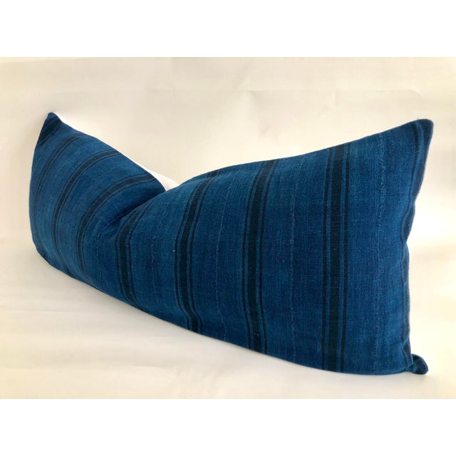 Mali Indigo Blues Black Stripe Body Pillow Chairish