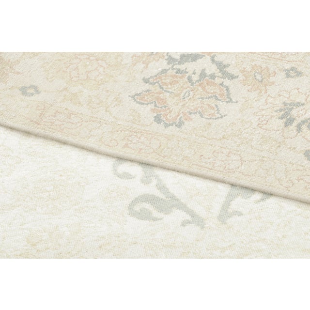 Textile Modern Classics Polonaise Style Natural Silk & Linen Rug, by Rug & Kilim For Sale - Image 7 of 9