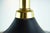 Vintage 1983 Sarreid #9018 — 8 Prancing Horses — Brass & Leather Table Lamp, Black & Gold For Sale - Image 10 of 16