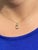 Contemporary 1990s The Alderly Street: Yellow Gold Love Knot Diamond Solitaire Necklace For Sale - Image 3 of 3