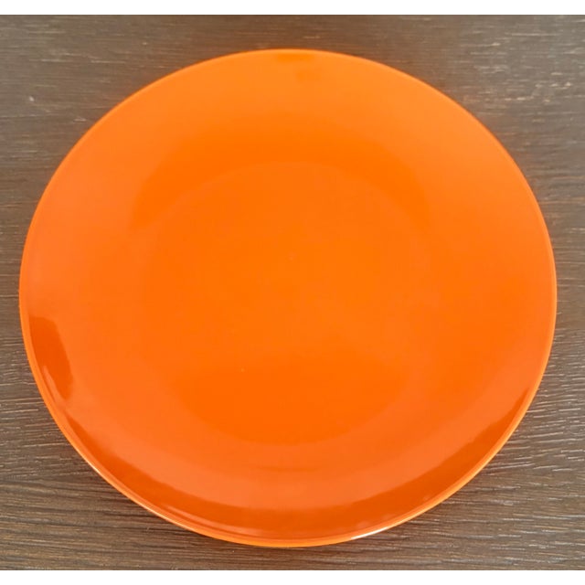 Mid 20th Century All Over Color Saturated Solids Wall Plate Curation-Set of 9 For Sale - Image 5 of 17