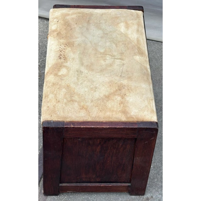 Antique Piano Stool with Storage, 1920s For Sale - Image 4 of 11