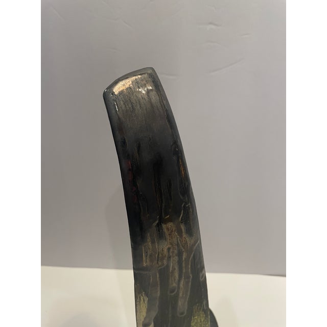 1990s Modern Wing Ceramic Sculpture For Sale - Image 6 of 10