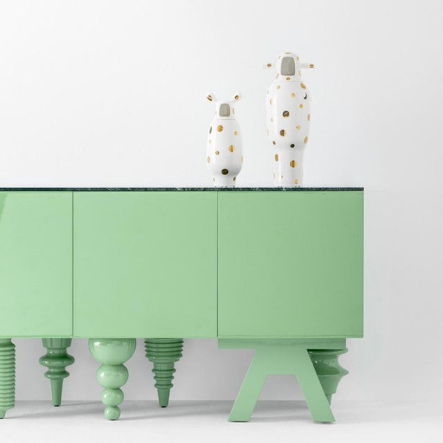 Glazed Stoneware Showtime Vases by Jaime Hayon for Bd, Set of 10 For Sale - Image 13 of 18