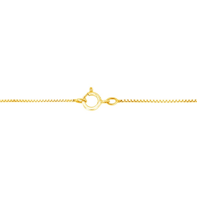 Contemporary 14K Yellow Gold Plated .925 Sterling Silver 1/2 Cttw Color Treated Diamond Square Pendant Necklace (Blue, Yellow, I2-I3 Clarity) For Sale - Image 3 of 6