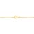 Contemporary 14K Yellow Gold Plated .925 Sterling Silver 1/2 Cttw Color Treated Diamond Square Pendant Necklace (Blue, Yellow, I2-I3 Clarity) For Sale - Image 3 of 6
