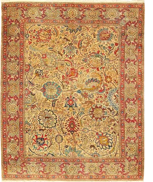1940s Vintage Persian Rug
