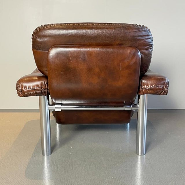 Vintage Leather Armchair, 1970s For Sale - Image 6 of 10