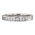 0.25ctw Diamond Wedding Band 18k White Gold Size 4.75 Stackable Anniversary Ring For Sale