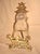 Vintage Handmade Brass Tabletop Easel With Pagoda. Mid-Century, Chinoiserie. For Sale - Image 4 of 10