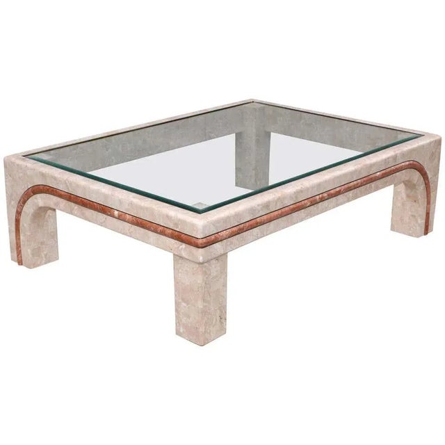 Large 1980s Tessellated Stone Coffee Table For Sale - Image 13 of 13