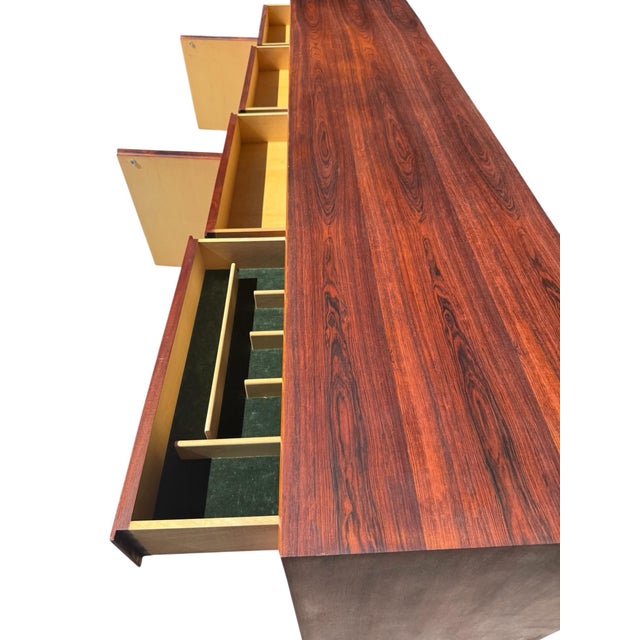 Rare - 1975 Rosewood Credenza Designed by Martin Hall for Gordon Russell Furniture For Sale - Image 4 of 12