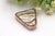 Silver Pill Box with Triangular Reliefs, in Good conditions. Designed 1920 to 1949
