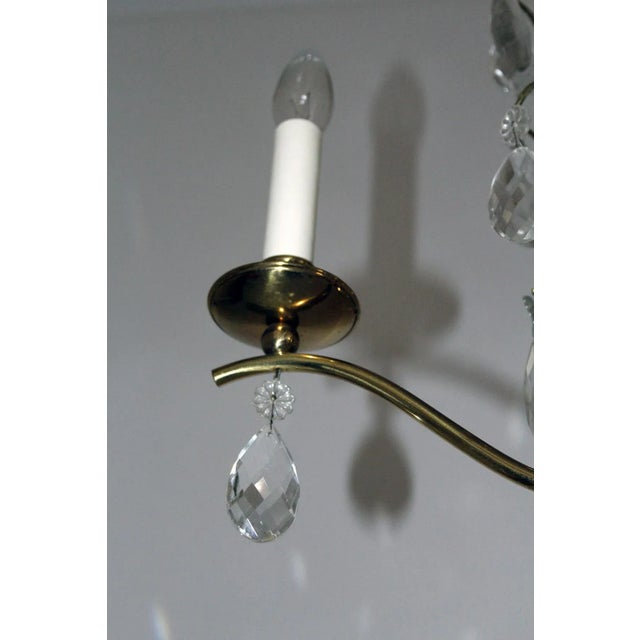 Crystal Chandelier, 1950s For Sale - Image 11 of 13
