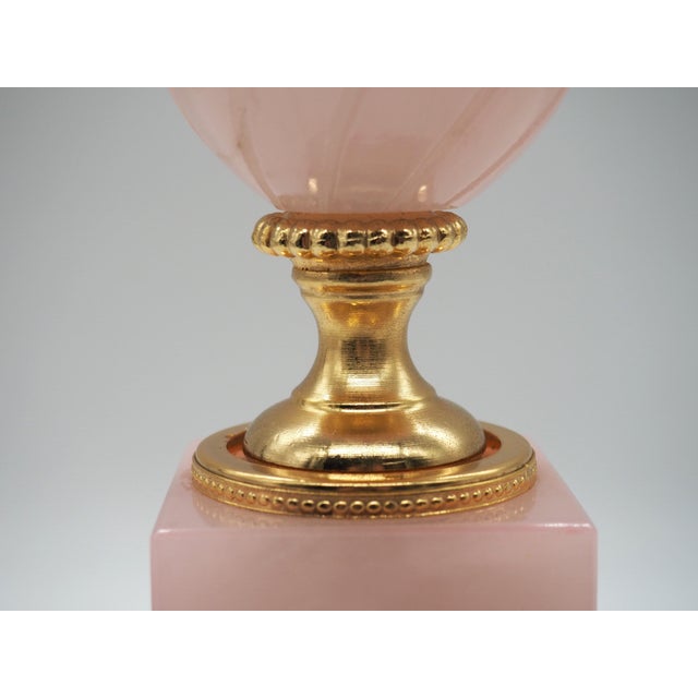 Vintage Italian Alabaster Table Lamp, Italy, 1970s For Sale - Image 6 of 18