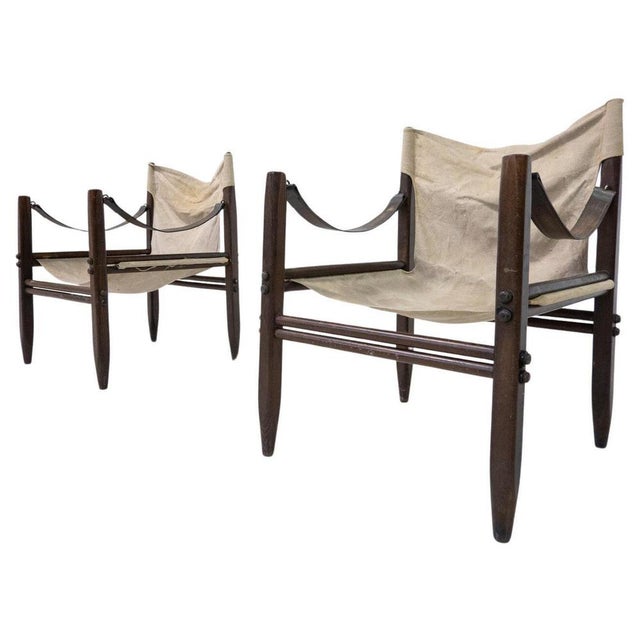 Set of Safari Armchairs attributed to Gianfranco Legler for Zanotta, 1960s For Sale - Image 11 of 11