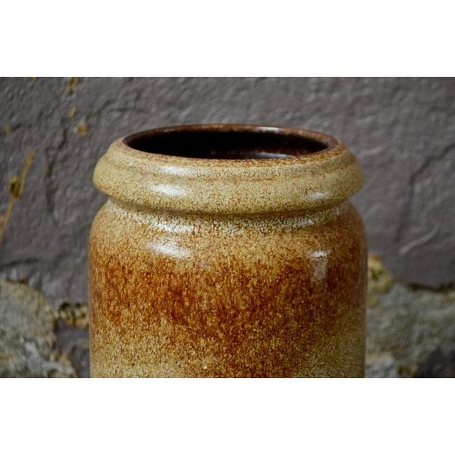 Large Brutalist Floor Scroll Vase from Scheurich, 1960s For Sale - Image 3 of 7