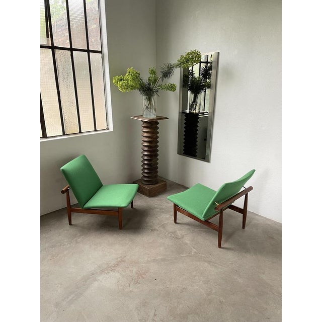 Finn Juhl Set of Armchair Model Japan by Finn Juhl for France & Søn / France & Daverkosen, 1950s For Sale - Image 4 of 18