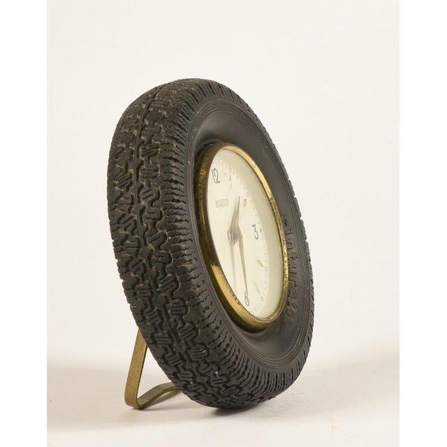 Mid-Century Table Clock from Pirelli For Sale - Image 6 of 10