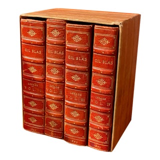 The Adventures of Gil Blas Books - Set of 4 For Sale