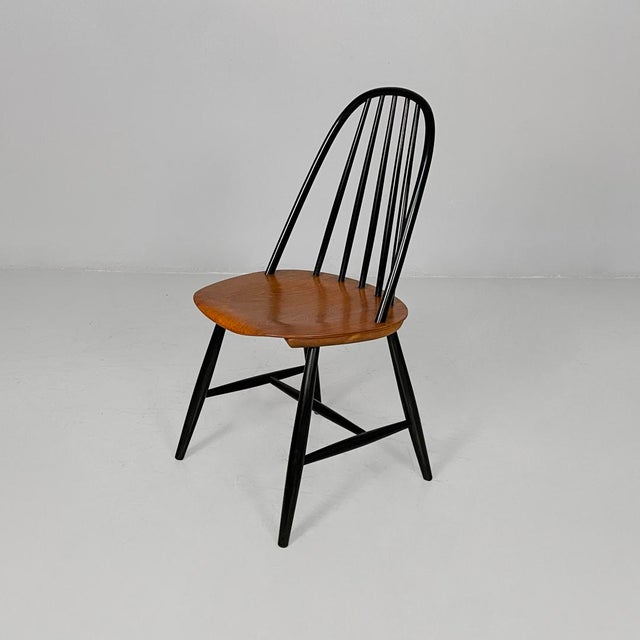 Black Mid-Century Modern Teak Chairs from Haga Fors, Sweden, 1950s, Set of 4 For Sale - Image 8 of 18