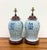 Mid 20th Century Blue & White Ginger Jar Lamps - a Pair For Sale - Image 4 of 6