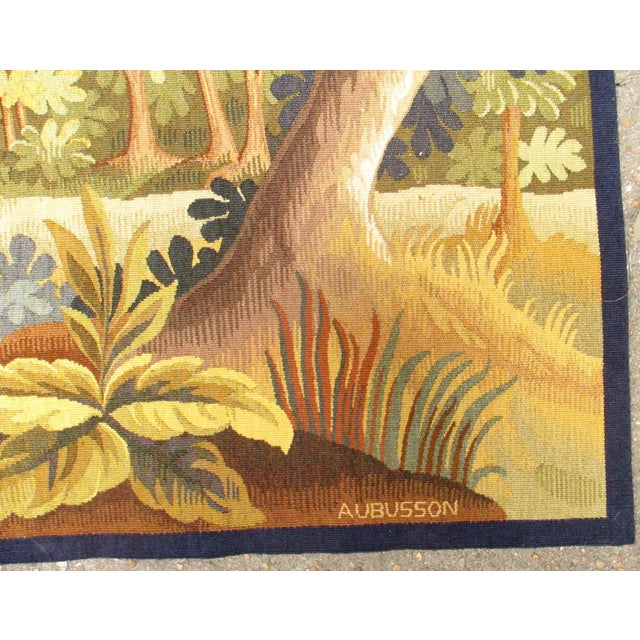 Textile Decorative Aubusson Tapestry For Sale - Image 7 of 9