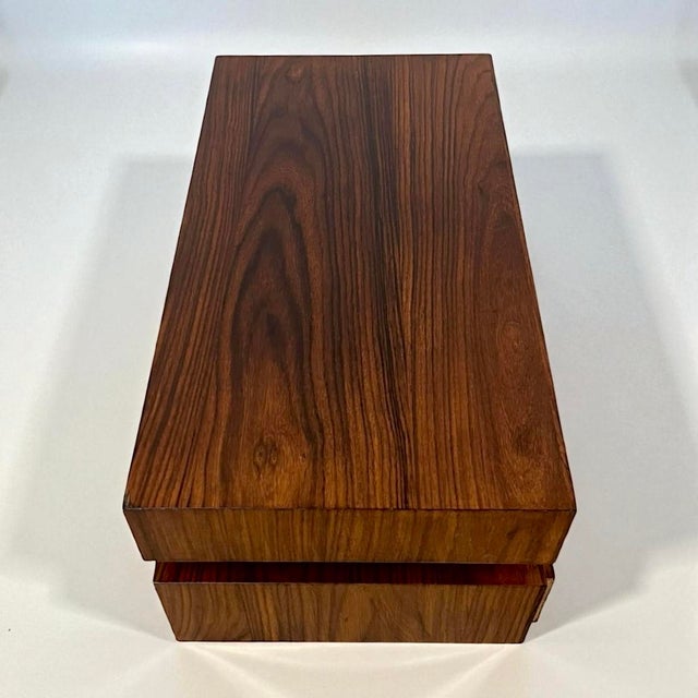 Brown Danish Sideboard attributed to Aksel Kjersgaard by Aksel Kjersgaard For Sale - Image 8 of 10