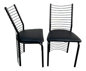 Vintage Wire Barrel Chairs- a Pair