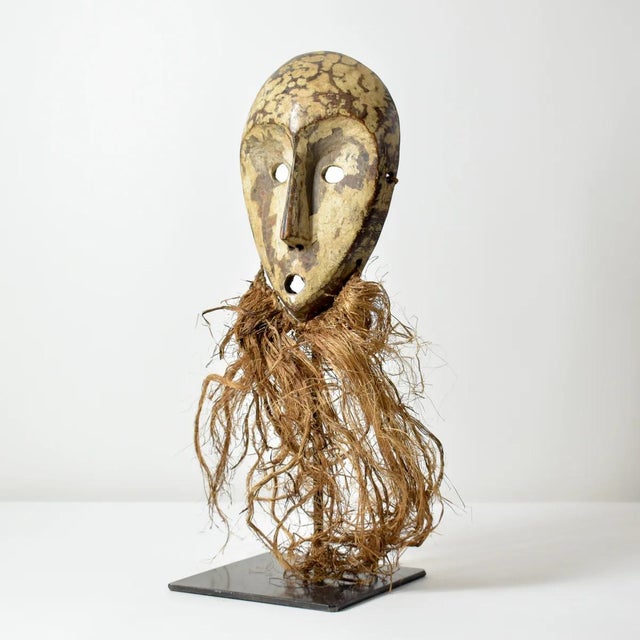 Early 20th Century Lega Bearded Mask For Sale - Image 4 of 8