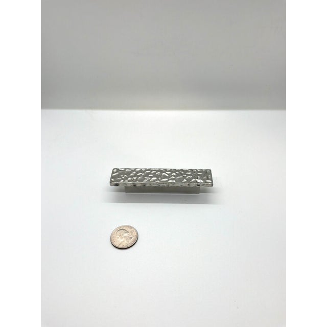 Henredon Pull Nickel Finish. Modern Industrial Design.