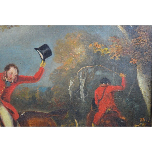 Dean Wolstenholme English Fox Hunt Scene Painting Signed, Framed For Sale In New York - Image 6 of 10