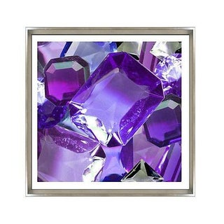 "Purple Emerald" Framed Print by Jamie Drake For Sale