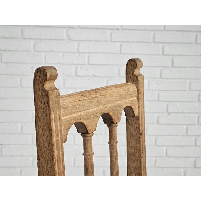 Set of Vintage Danish Dinning Chairs in Oak, 1950s For Sale - Image 14 of 18