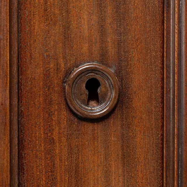 19th Century France Brown Wood Display Cabinet For Sale - Image 4 of 11