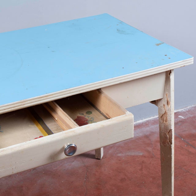Unrestored Vintage Kitchen Table For Sale - Image 9 of 18