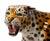 1980s Large Vintage Italian Hand Made Glazed Ceramic Leopard Sculpture, 1980s For Sale - Image 5 of 6