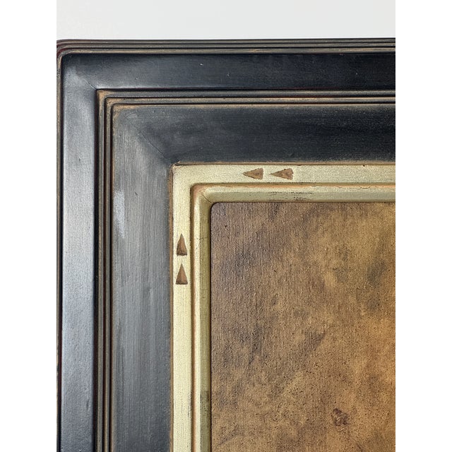 Wood Thomas Kegler "Homage in Vermillion" Oil Painting For Sale - Image 7 of 10