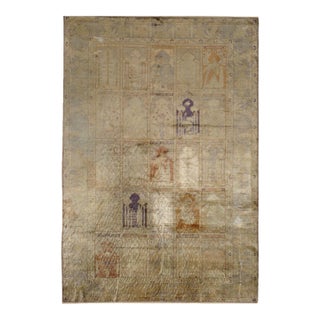 Galerie Shabab Collection Early 20th Century Turkish Silk Kayseri Rug For Sale
