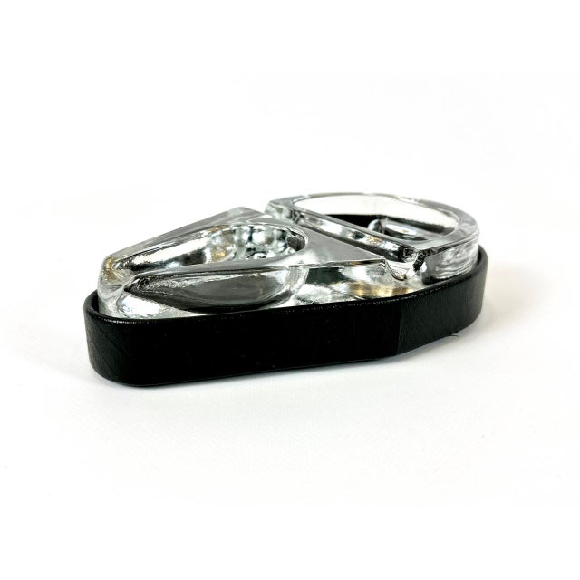 Vintage Leather Pipe Ashtray in the style of Paul Dupré for Lafon, 1960s For Sale - Image 14 of 14