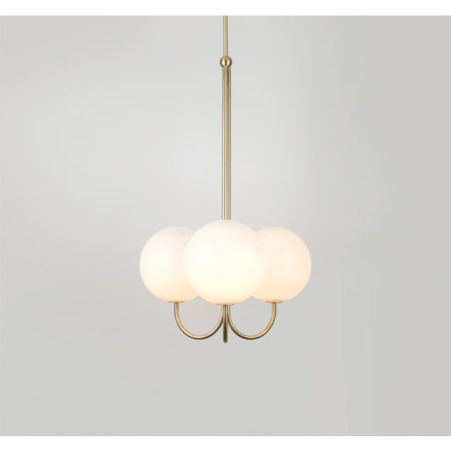 Michael Anastassiades Triple Angle Pendant Rod from the iconic “Angle” series. Inspired by the form of fishing hooks, this...