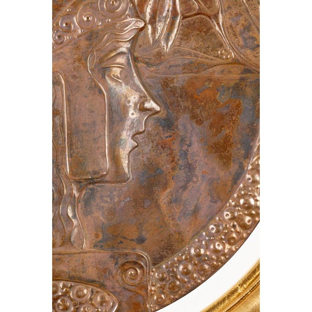 Art Nouveau Pallas Athena Panel by Georg Klimt, 1900 For Sale - Image 6 of 7